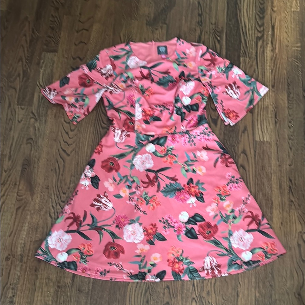 Vince Camuto Pink dress - 8 - Picture 1 of 4